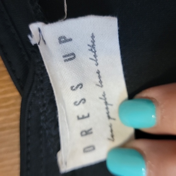 Black Dressy Tee - Picture 2 of 7